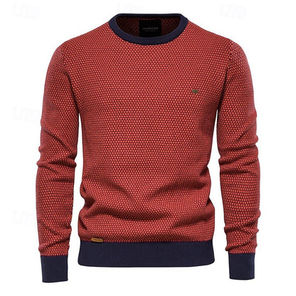 Crew Neck Knitwear Sweater Pullover