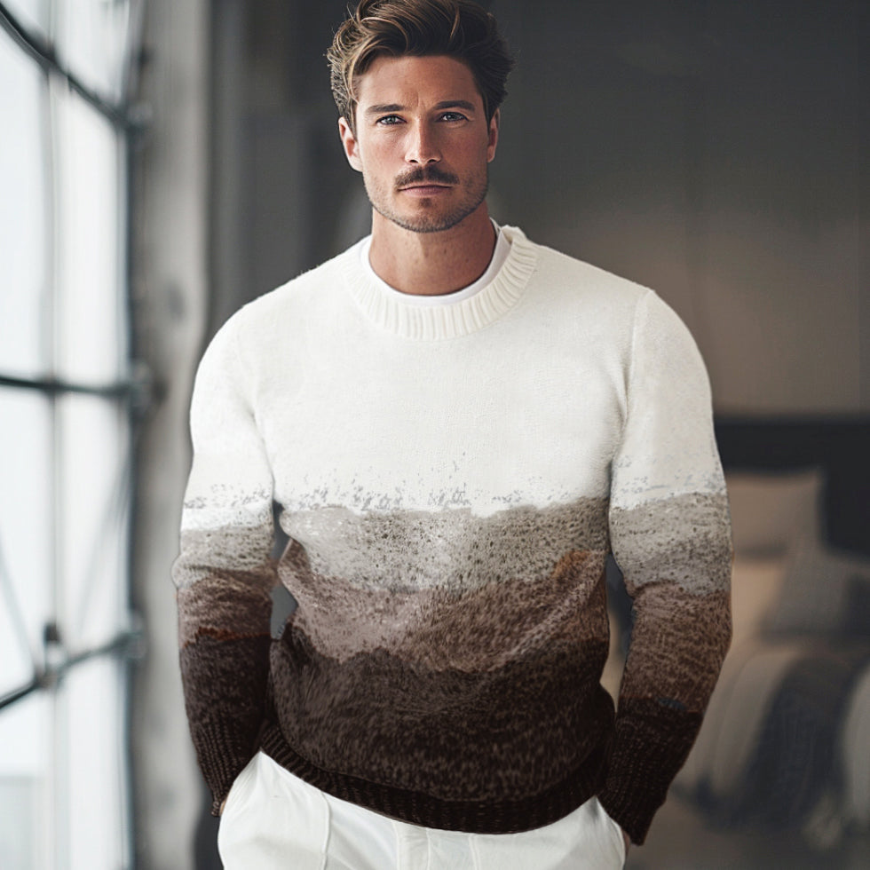 Crew Neck Knitwear Sweater Pullover