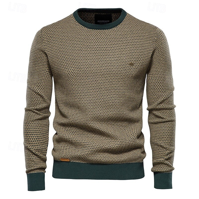 Crew Neck Knitwear Sweater Pullover