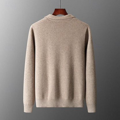 100% Merino Wool Zip Sweater