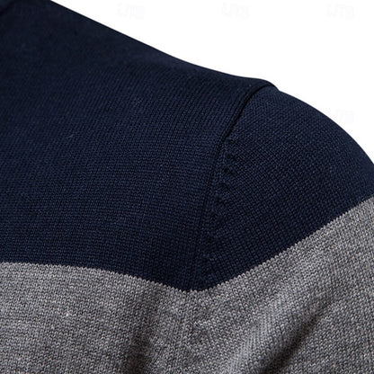 Turndown Collar Knitwear Pullover Sweater