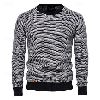 Crew Neck Knitwear Sweater Pullover