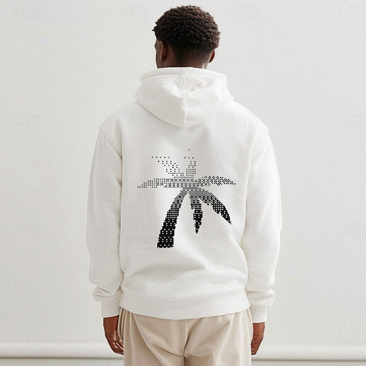 100% Cotton Full Zip Hoodie Graphic Tree