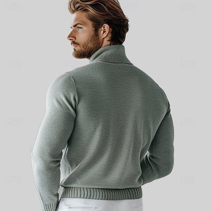 100% Merino Wool Turtleneck Sweater