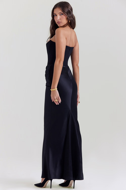 Persephone | Strapless Corset Maxi Dress