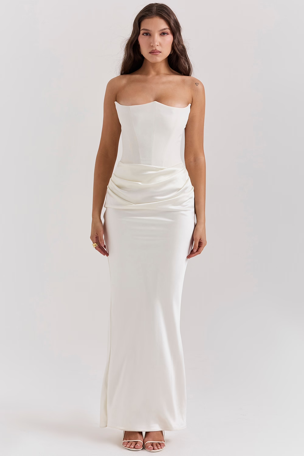 Persephone | Strapless Corset Maxi Dress