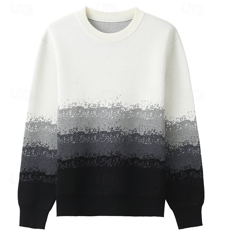 Crew Neck Knitwear Sweater Pullover