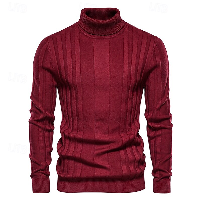 Turtleneck Knitwear Pullover Sweater