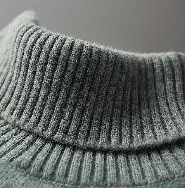 100% Merino Wool Turtleneck Sweater