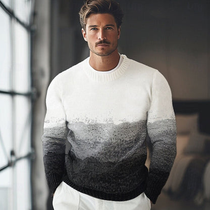 Crew Neck Knitwear Sweater Pullover