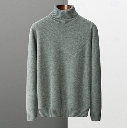 100% Merino Wool Turtleneck Sweater