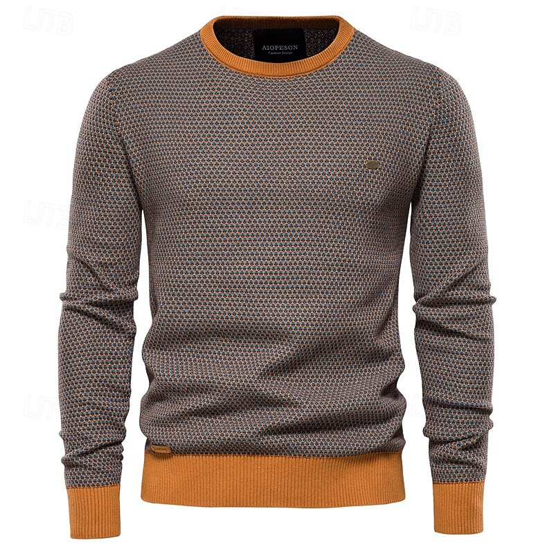 Crew Neck Knitwear Sweater Pullover